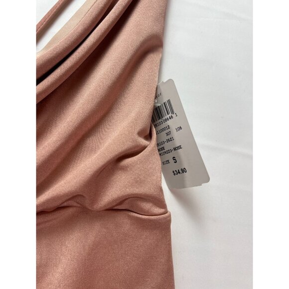 Pink Satin Party Cocktail Dress Windsor SZ Small - Picture 2 of 6